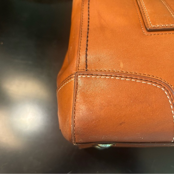 Coach Hampton Brown Leather Satchel, Very VTG - Picture 12 of 13